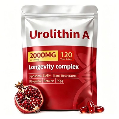Urolithin A Premium 6-in-1 Mitochondrial Support Supplement With Liposomal DE