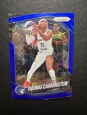DiJonai Carrington 2024 Panini Prizm WNBA Blue Velocity Minnesota Lynx #9
