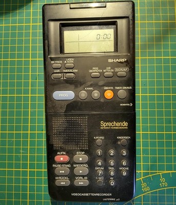 SHARP Sprechende Fernbedienung Voice Coach Remote Control