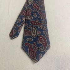 Mikael York Collection Paisley Men's Tie 100% Italian Silk Made in USA 57x3.