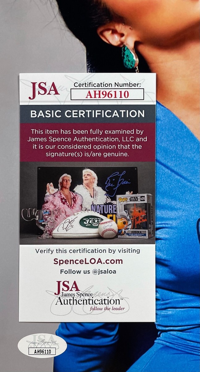 DRAYA MICHELE Signed Autograph 8x10 PHOTO MODEL JSA CERTIFIED