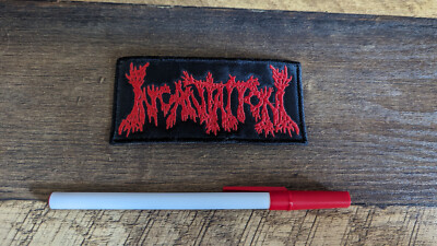 Incantation red logo patch Dead Congregation Autopsy Morpheus Descends