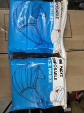 200 Disposable Blue Face Masks Medical Surgical Dental 3-Ply Earloop