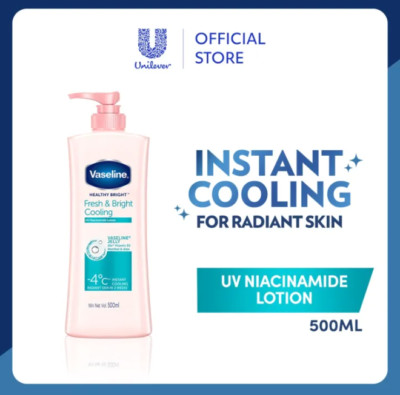 Vaseline Healthy Bright Fresh & Bright Cooling Whitening Lotion 500ml