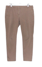 Vintage Liz Claiborne Casual Pants Light Khaki Straight Leg Mid Rise Size 14