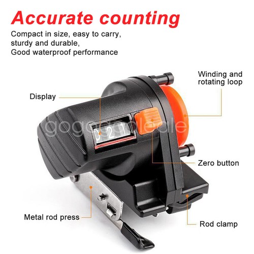 Fishing Counter 0-999M Depth Counter Line Sounder Outdoor Length Meter Counter - Picture 9 of 20