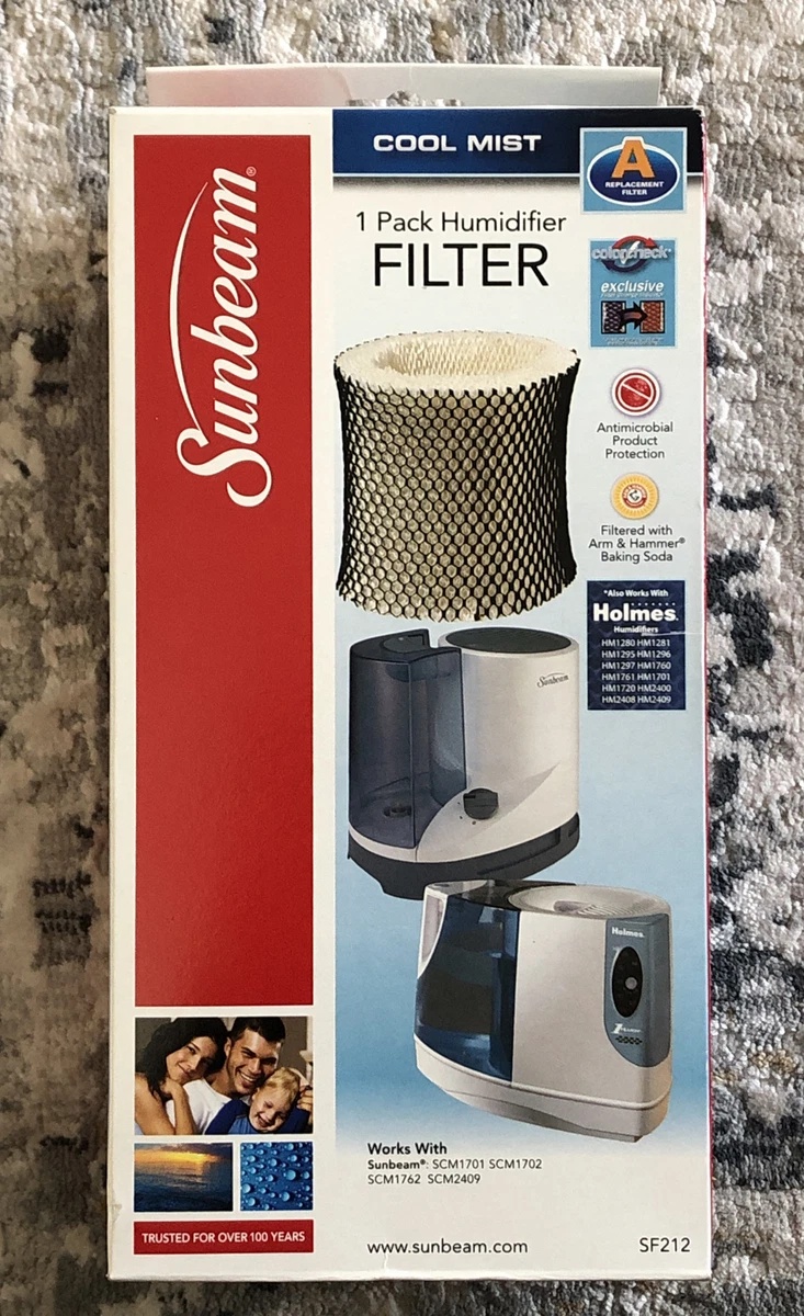 SUNBEAM Humidifier Filter A SF212 Cool Mist fits Holmes NEW SCM1701 SCM2409