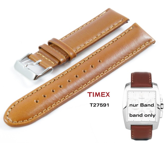 Timex Replacement Band T27591 Chronograph Indiglo 0 25/32in Universal Leather eBay