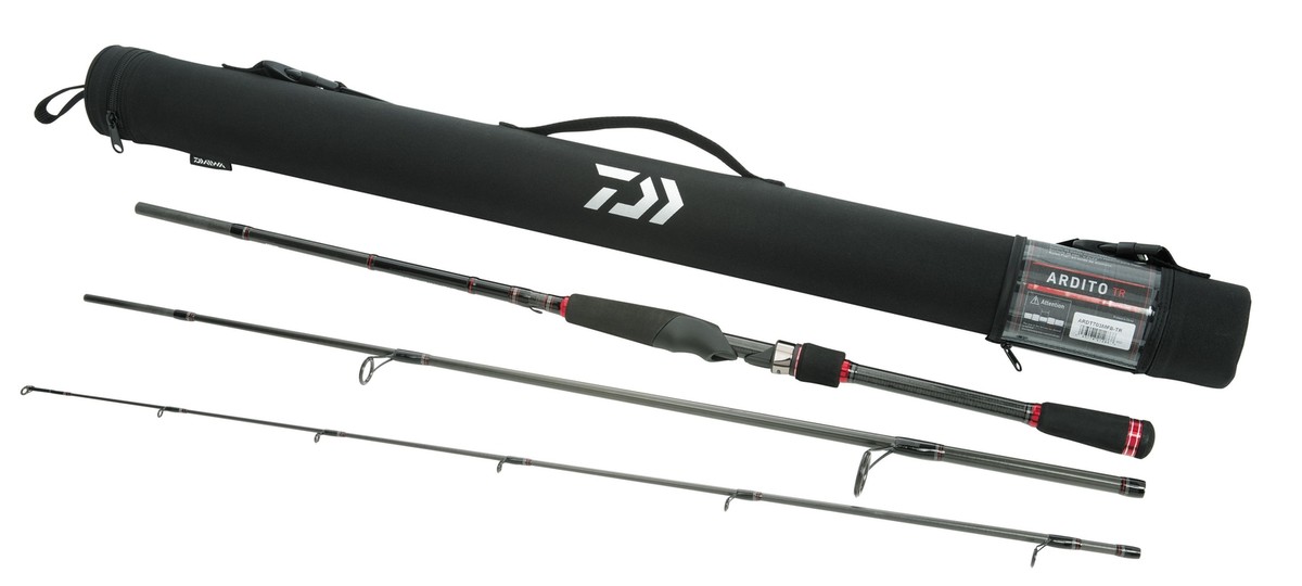 Daiwa Ardito-TR Spinning Travel Rods 3-Piece Fishing Rod w/ Semi