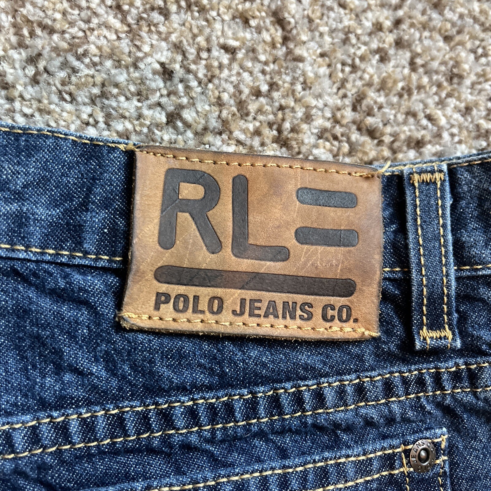 Polo Ralph Lauren Jeans Youth Boys 20H (32 X 28.5) Straight Leg Dark Wash - View 14
