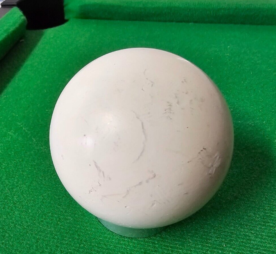 VTG Replacement Billiard Pool Ball 2 1/4" Diameter Standard White Cue Ball**