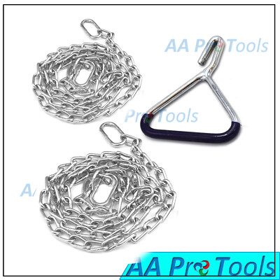 OB Calf Pulling Chain Length 30'' And 60'' OR Handle Veterinary-(Choose 1 Option)