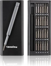 24 in 1 Precision Screwdriver Set with 24Pcs S2 Bits,Electronics Repair Tool Set