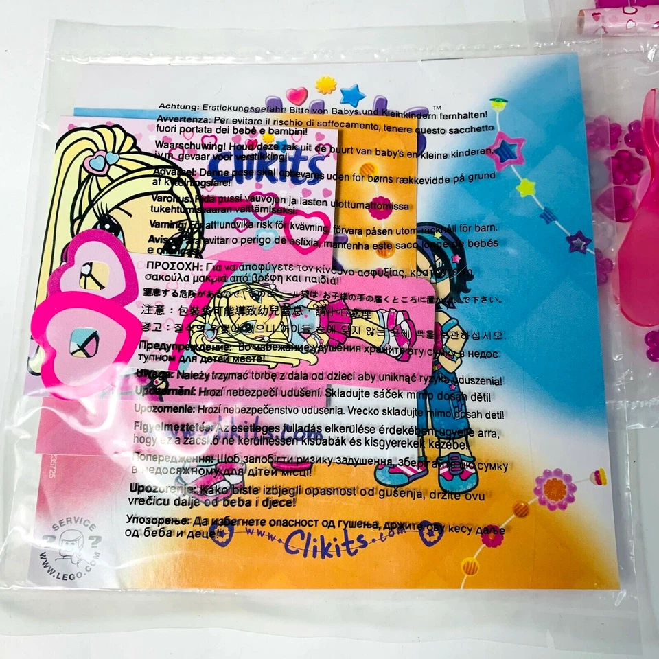 LEGO CLIKITS #7528 Designer Desk Set from 2004 "Clik Its" Extremely RARE No Box - Image 4 of 4