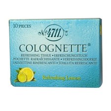 Muelhens au4711CitTiss Colognette Refreshing Lemon Tissue, Unisex - 10 Piece