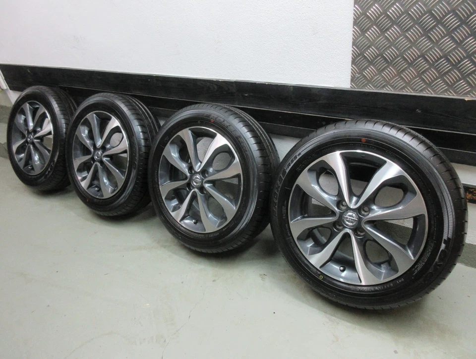 185/60 R16 Sommerreifen neuw. Alufelgen orig. Nissan 3HM3A SA33 für Note Typ E12 - Bild 3 von 4