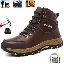 Waterproof Work Boots Mens Safety Shoes Steel Toe Botas De Trabajo Para Hombre