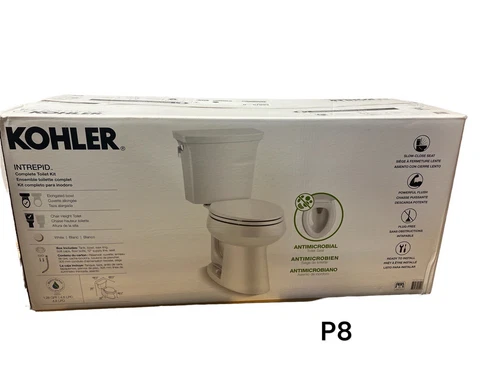 Kohler K-26076-0 Two-piece Elongated Toilet, 1.28 gpf In White, New/NeverUsed!
