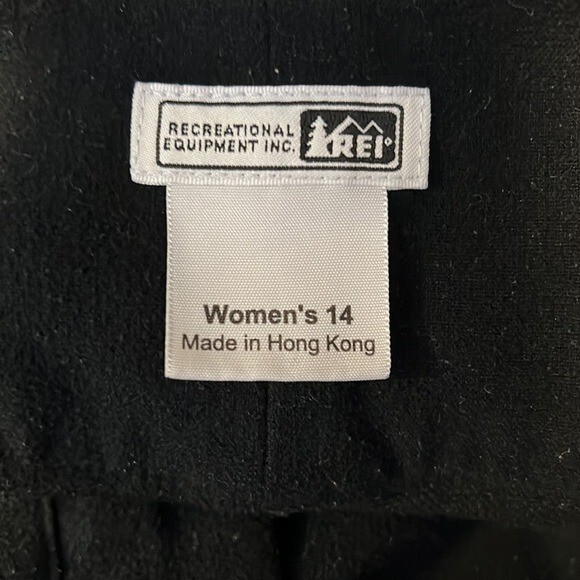 Vintage REI Made in Hong Kong fleece trouser pants bl… Gem