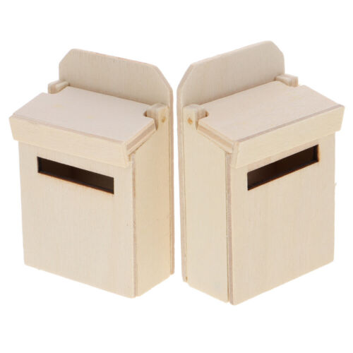 10 pcs Mini House Mailbox DIY Adornment Mini Furniture Model Miniature Mailbox
