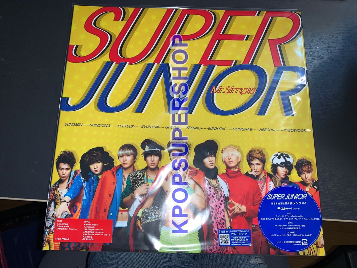 Super Junior Single Album Mr. Simple CD DVD Japan Version