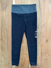 P.E. Nation In Goal Black Tights Size M RRP $119 Athleisure Stretch Running Yoga