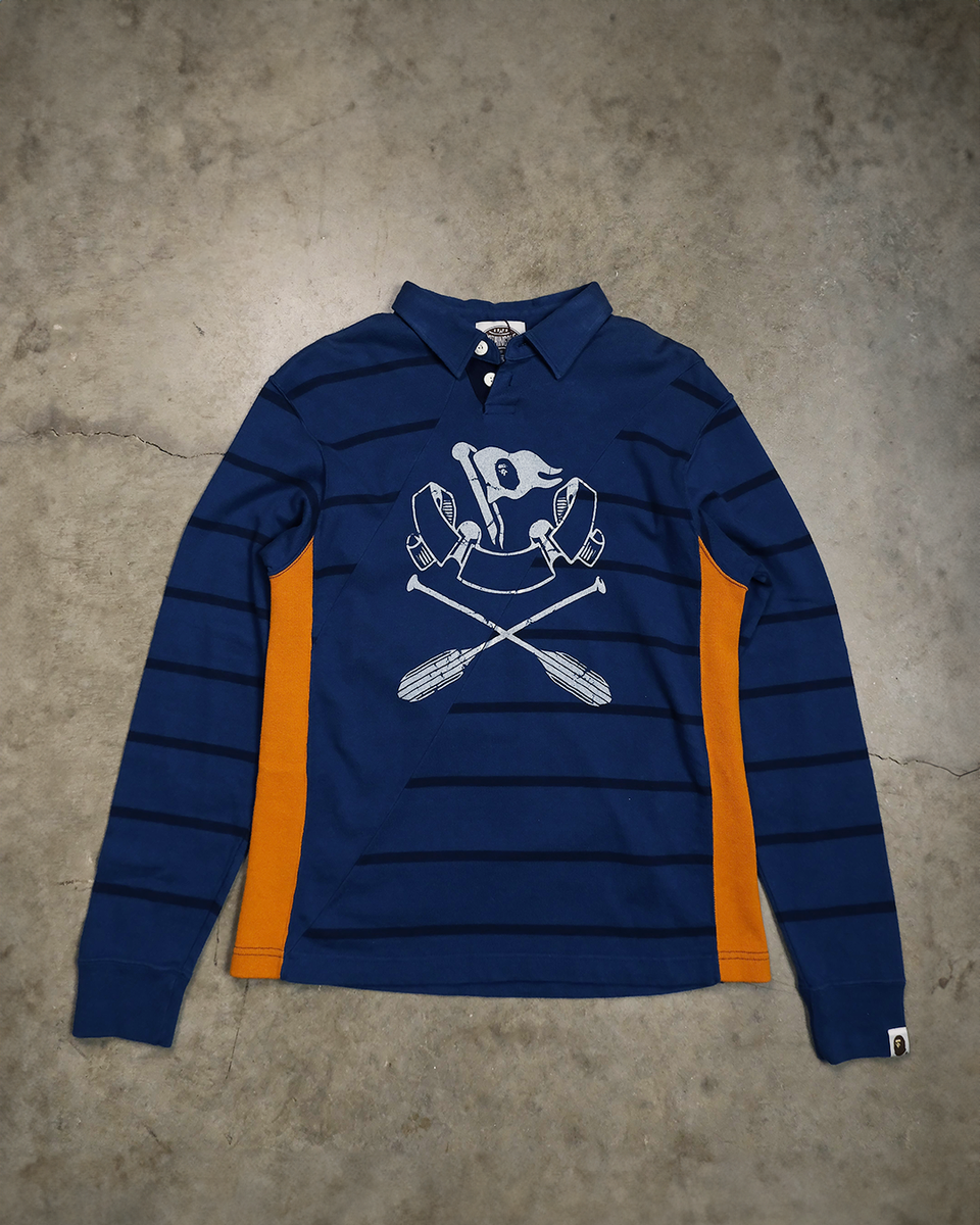 BAPE Rugby Polo | eBay