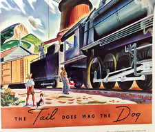 Locomotive Train Railroad Alcoa Aluminum Vintage 1934 Ad Magazine Print