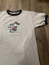 Mickey Mouse Vintage 1990s Disney Store Ringer Tee Medium