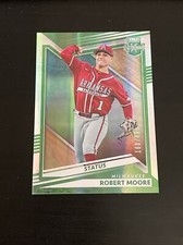2022 Panini Elite Extra Edition Baseball #72 Robert Moore Green Parallel 160/499