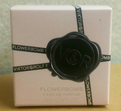 Viktor & Rolf  Flowerbomb Eau de Parfum Mini 7ml  / .24oz Brand New in Box