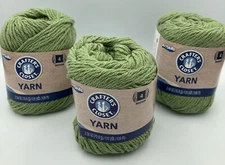 Crafters Closet Green, PA-6730, 4 Ply 102 YD Yarn - Lot of 3