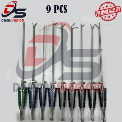 Minimally invasive cardiac surgery Instruments 9 Pcs Set Top Premium Quality