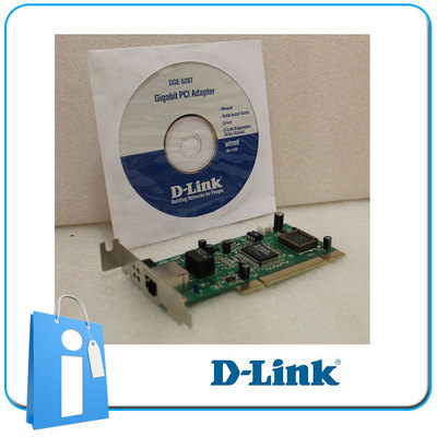 Lot 20 Einheiten X Karte Netz- Ethernet PCI D-LINK DGE-528T Gigabit Low Profile