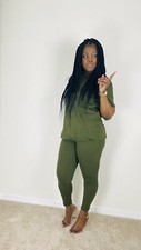 "bb" Set (olive)
