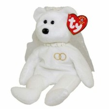 Beautiful The Bride Bear, Beanie Baby, Brand New Condition, Never Handled!  Mint