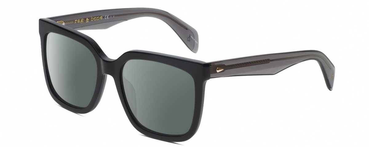 Rag&Bone RNB1018/S Womens Square Sunglasses Rag & Bone RNB 1018/S Brown Havana Square Sunglasses  main image 4