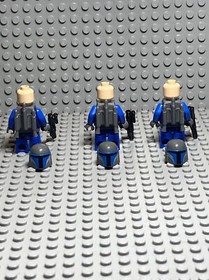 LEGO Star Wars Jetpack Mandalorian Trooper Minifigures Lot Of 3- Set # 7914