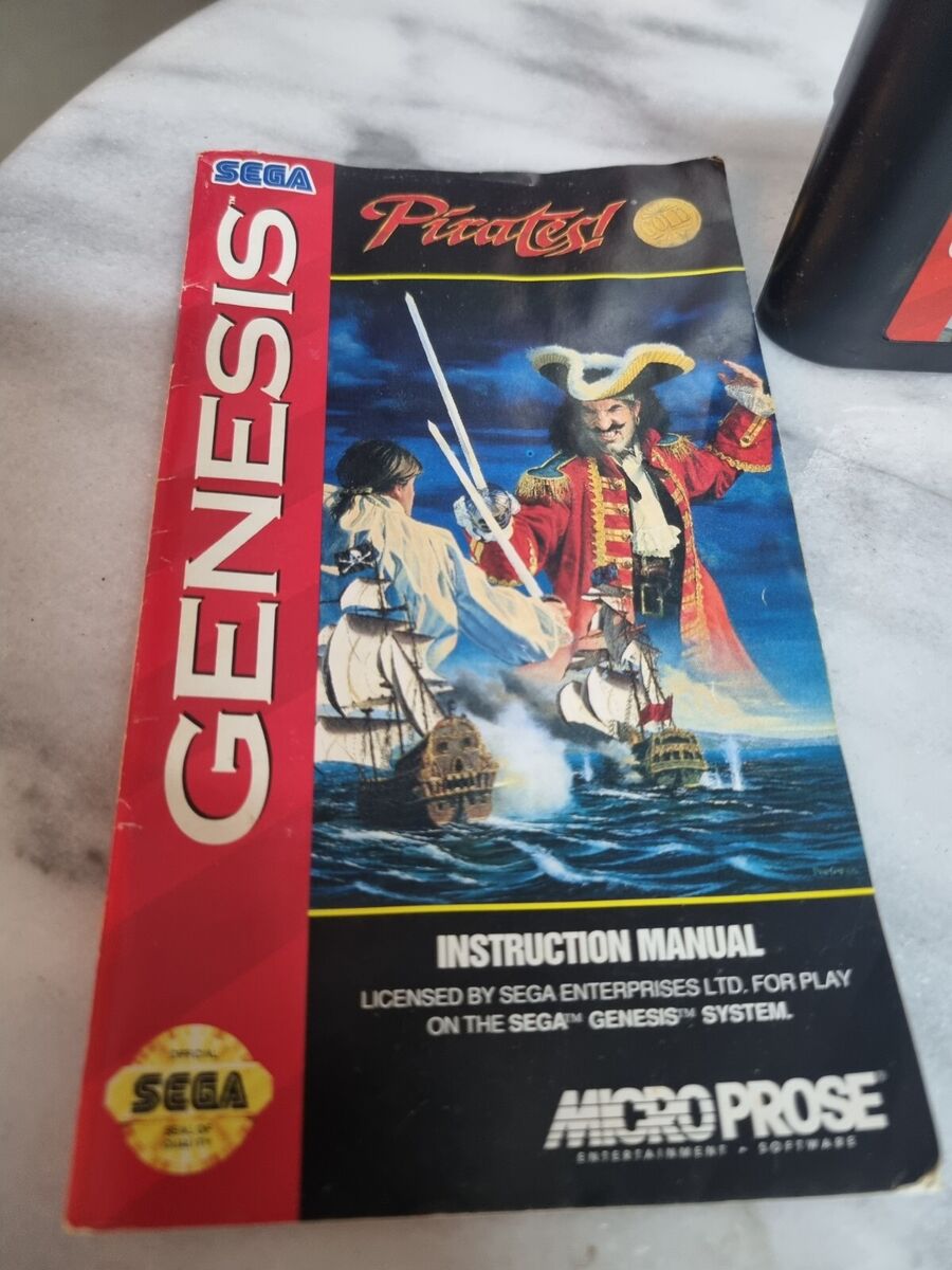 Pirates Gold Sega Genesis Very Rare Game , 100% AUTHENTIC Pirates Gold Sega Genesis Very Rare Game , 100% AUTHENTIC