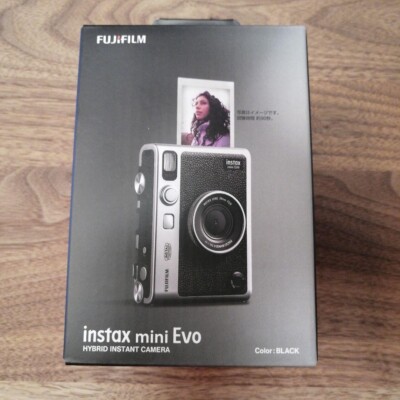 FUJIFILM Cheki Hybrid Instant Camera INSTAX mini Evo Black JP