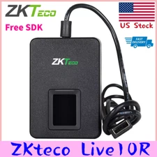 ZKTeco ZK9500 Live10R USB Optical Biometric Fingerprint Scanner Reader Sensor US