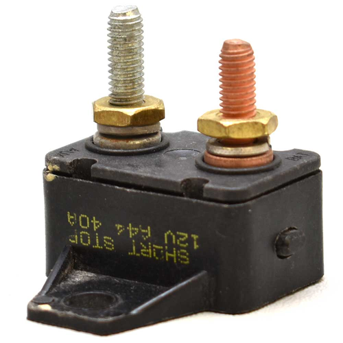 Ancor Boat Short Stop Circuit Breaker | 40 Amp 12 Volt Black Plastic - 第 2/2 張圖片