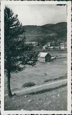 Les Launes, Vintage Silver Print Snowdrill Chalet Located at the Top of the Gorges du