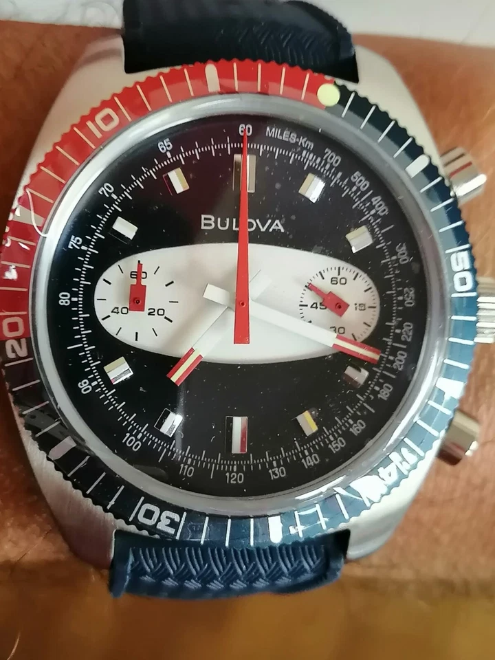 BULOVA CRONOGRAFO SERIE ARCHIVIO OROLOGIO UOMO 98A253 - Immagine 3 di 4