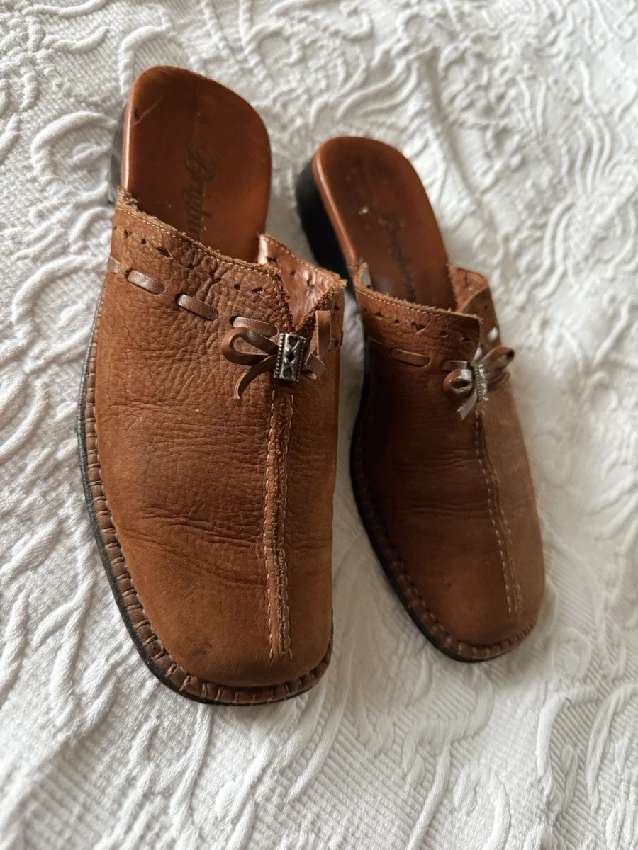 VTG Brighton Women’s Chestnut KISS Suede Sport Loafers Shoes SZ 7 VTG Brighton Women main image 3