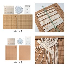 Handmade Macrame Board, Practical Macrame Knot Board, Lightweight Braided Plate,