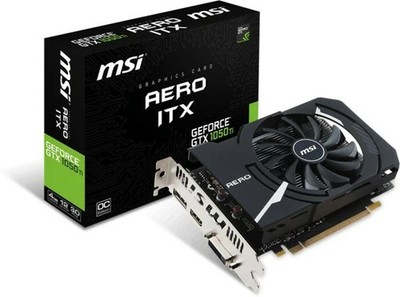 MSI GeForce GTX1050 TI AERO ITX 4G OCV1 4 GB Grafikkarte