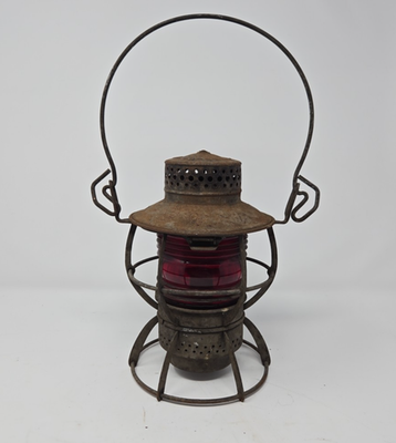 VTG  DRESSEL ARLINGTON  レイルロードランタン Dressel Arlington NJ Railroad Lantern Pat. No. 2157081 LampRed