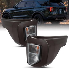 LED Tail Light Assembly for 2020-2024 Explorer Left Right Side Dark Red Smoke