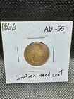 1866 P  INDIAN CENT VF DETAILS BETTER DATE FULL LIBERTY No Reserve